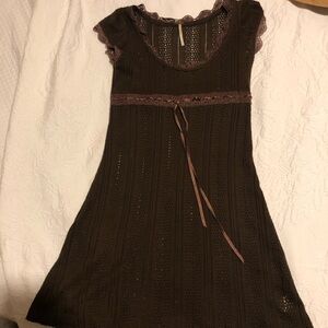 Free people knit pointelle dress